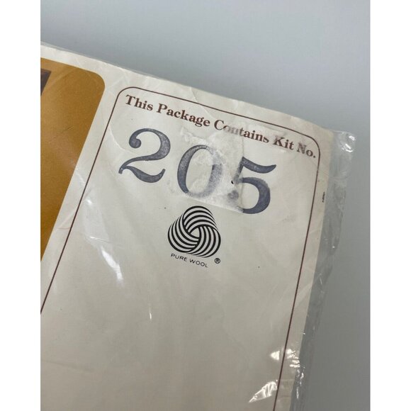 Vintage 1982 The Creative Circle Crewel Kit #205 Chicken & Eggs Pure Wool 5x7 - Picture 5 of 9